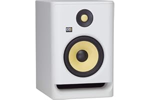 KRK SYSTEMS KRK RP7 Rokit 7 G4 Professional Bi-Amp 7" Powered Studio Monitor, rumore bianco
