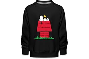 Spreadshirt Peanuts Snoopy Und Die Hundehütte Kinder Premium Pullover