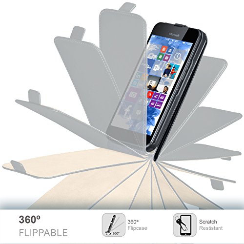 Bolso OneFlow para funda Nokia Lumia 520   525 Cubierta con im  n   Estuche Flip Case Funda m  vil plegable   Bolso m  vil protecci  n m  vil paragolpes funda protectora con cubierta en Nero