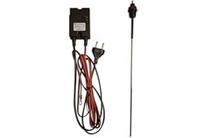 BEST SOLAR Anodo elettronico con protezione catodica anticorrosione a corrente impressa da 1/2" per serbatoi, accumuli e bollitori (1, Lunghezza 375 mm)