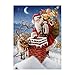 Produktbild Wildlead Christmas Decoration DIY Diamond Painting Cross Stitch Mosaic Pasted Santa Claus Elk Chimney Rhinestone Embroidery