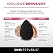 Rose Gold 10 Piece Professional Kabuki Contouring Makeup Brush Set with Taklon Synthetic Hair for Face, Cheeks and Eyes, Liquid Cream Powder Mineral Make Up, BONUS Complexion Beauty Sponge Blender