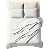 Zer0bed, Double Flat Sheet, Plain Colour, 100% Cotton, 260 x 290 cm, White, Flat Sheet, 1 Piece (Flat Sheet Only)