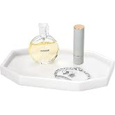Shinowa 8 Inch Small Octagonal Tray Resin Storage Tray Cosmetic Bathroom