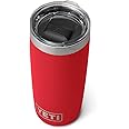 YETI Rambler, Stainless Steel Vacuum Insulated Tumbler with Magslider Lid, Rescue Red, 10oz (296ml)