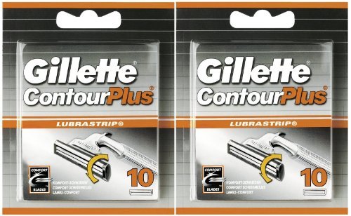 Gillette Contour Plus Cartridges - 20 Pack