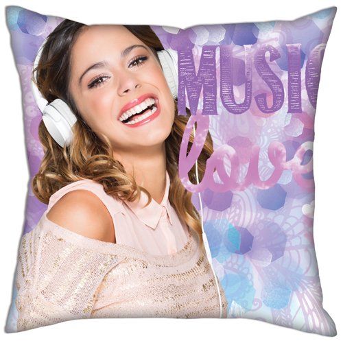Disney Violetta Kissen lila 40x40cm Waschmaschinenfest (Violetta - Music Love -)