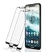 Produktbild L K [2 Stücke Schutzfolie Panzerglas für Motorola One, [9H Härte] [3D Abgerundete] [Vollständige Abdeckung] Gehärtetem Glas Displayschutzfolie - Schwarz