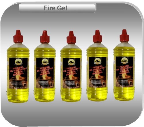 Parfum Concrete 1 Litre Fire Gel - Fuel Gel - Burning Gel / BBT-10001300 / Accessory For Fire Gel And Bio-Ethanol Fireplaces Chimneys, 10001300-UK Garniture De Cheminee