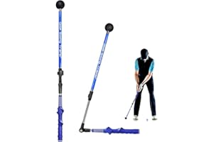 Toothbace Pliable Golf Swing Trainer, Appareil l'entraînement de Télescopique Golf Swing Posture Correcteur, Golf Swing Stick Training Aid pour Aide d'exercice de Force pour Golf