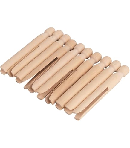 Mini Épingles À Linge En Bois Bronze Pour Décoration De Mariage Ou