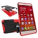 Chevron Tough Hybrid Armor Back Cover Case with Kickstand for Letv Le 1S (Red) RS.249.00