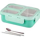 Vagonlife Lunch Box 620 ML Tek Kat &Uuml;&ccedil; B&ouml;lmeli Metal Kaşıklı Yeni Nesil Sefer Tası-FFLBOX7097