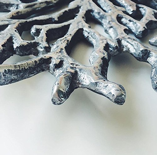 Amaris Elements | ‚Nero‘ Große Schale, Aluminium in silber – als moderne Obstschale - 4