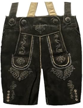 Herren Trachten Lederhose Trachtenlederhose Kurze Tracht braun Gr.58#33