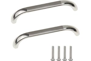 YPLonon Möbelgriff Bogengriff 10 Stück Stangengriffe für Küchenschränke Bohrabstand 96MM Schubladengriffe Silber Modern mit Schrauben Hohle Gebürstet Schrankgriffe für Küche Schublade Tür Schränke