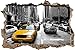 Produktbild Pixxprint 3D_WD_5094_62x42 gelbes Taxi in New York Wanddurchbruch 3D Wandtattoo, Vinyl, schwarz / weiß, 62 x 42 x 0,02 cm