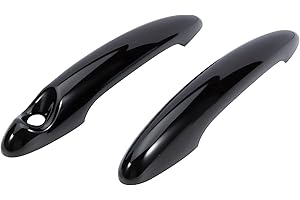 KASTURRBOO KASturbo Autotürgriffabdeckung, glänzend schwarz, Ersatz für Mini Cooper S R50 R52 R53 R55 R56 R57 R58 R59 R61 2001-2015 Außentürgriff