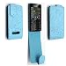 Produktbild NOKIA N515 515 PU LEATHER FLIP various design CASE COVER MAGNETIC + FREE STYLUS (SKY BLUE DIAMOND) (pink flower on white)
