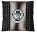 Produktbild RICHMANIA Kissen Sir Rich - Inklusive Füllung - 43cm x 43cm mit Nieten, Streifen, Lederoptik Kissenhülle - Inklusive Füllung-