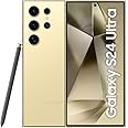 Samsung Galaxy S24 Ultra, AI Android Smartphone, 12GB RAM, 256GB Storage, 200MP Camera, S Pen, Long Battery Life, Titanium Yellow, 3 Year Manufacturer Extended Warranty (UK Version)
