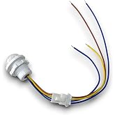 Elektromall - Pır Hareket Sens&ouml;r&uuml; 220V - 25cm Kablolu ve Konnekt&ouml;rl&uuml;