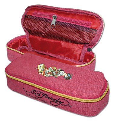 Preisvergleich Produktbild Ed Hardy Stiftetasche rechteck Rot