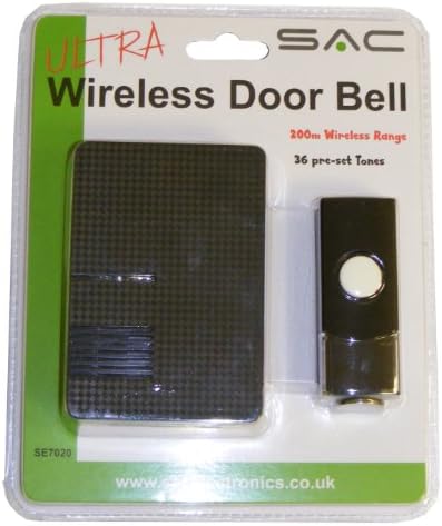 SAC Electronics SE7020 200m Range Ultra Wireless Door Bell
