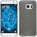 Produktbild PhoneNatic Case für Samsung Galaxy S7 Edge Hülle Silikon grau S-Style Cover Galaxy S7 Edge Tasche Case