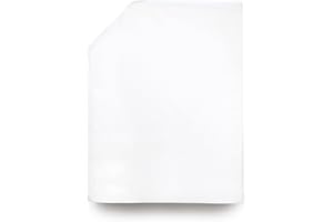 10XDIEZ Sábana Ajustable Hamaca guardería (Blanco - 53x130cm)
