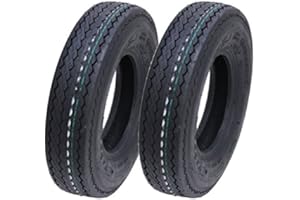 Parnells 4.80/4.00-8 6ply Pneu remorque Wanda 340kg Pneu 400x8 - Lot de 2