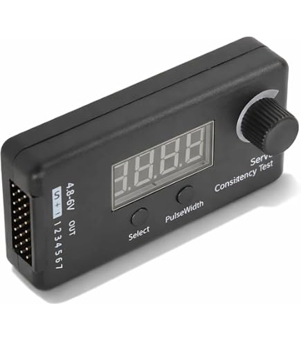 Testeur de servo CCPM Consistance Vérificateur 3CH 4.8-6V