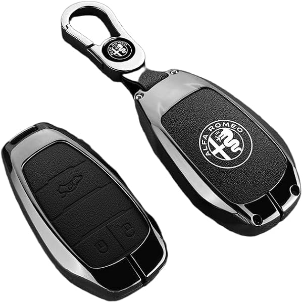 Custodia Portachiavi Per Alfa Romeo Tonale 2022-2025 – Antigraffio, Impermeabile E Con Gancio Metallico