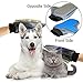 Produktbild Haustier Pflege Massage Handschuh,CoolFoxx 2 in 1 Dual Sided Gummi und Stahl Nadel Palm Handschuh, sanft und effizient Haustier Deshedding Pinsel Werkzeug für Hunde & Katzen mit langen kurzen Pelz, Universal für rechts und links Hand