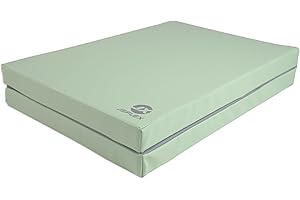 Jeflex Tapis de sol souple pliable et tapis de gymnastique pliable en 1 fois - 200 x 70 x 8 cm - Fabriqué en Allemagne - Tapis de gymnastique portable - Tapis de fitness et de jeu peu encombrant pour