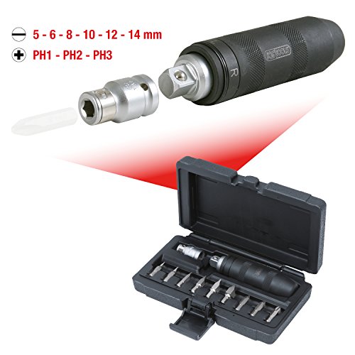 KS Tools 515.1003 1/2 Zoll Hand-Schlagschraubendreher-Satz, 11-teilig - 2