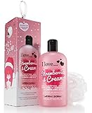 I Love... Strawberries & Cream Festive Box Gift Set I Love... Strawberries & Cream Festive Box Gift Set