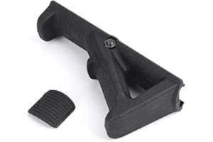 SBGJMY AFG-2 Empuñadura Frontal en ángulo para Airsoft para Sistema de Riel Picatinny de 20 mm Empuñadura Delantera Triangular Antideslizante (Negro)