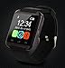 Produktbild Smart Watch Touchscreen Armbanduhr Handy-uhr Sport Smartwatch Uhr Wasserdicht Fitness Intelligente Smart Uhr Watch Bluetooth Phone, IP54Waterproof, Dust Proof, Telefon Kompatible IOS Andriod (Black)
