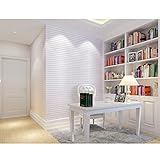 60 * 60cm Weiß 3D Ziegel Wandaufkleber Selbstklebend Panel Abziehbild Tapete – 03, Style 10 - 6