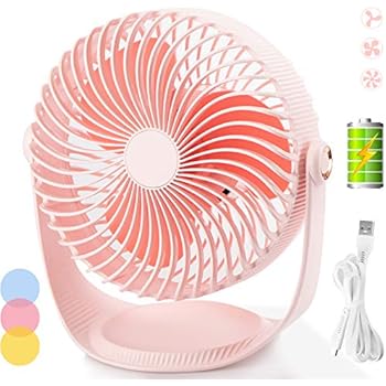 MroTech Tischventilator Klein Leise USB-Ventilatoren Schreibtisch