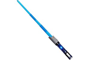 Star Wars Hasbro Lightsaber Forge Kyber Core Ezra Bridger, Blue Customisable Electronic Lightsaber
