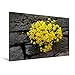 Produktbild Calvendo Premium Textil-Leinwand 120 cm x 80 cm quer, Mauerblümchen | Wandbild, Bild auf Keilrahmen, Fertigbild auf echter Leinwand, Leinwanddruck: Felsen-Steinkraut Natur Natur