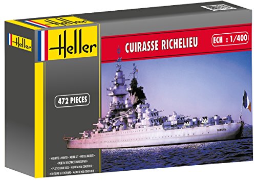 Preisvergleich Produktbild Heller 81086 Modellbausatz Schlachtschiff Richelieu