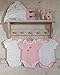 The Essential One - 3 Pack Baby Girl Balloon Bodysuits Vests- Pink - 0-3 Months - ESS136
