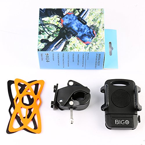 BIGO Fahrrad Handyhalterung fÃ¼r Smartphones, Anti-Shake und Universal Fahrradhalter fÃ¼r iPhone 7 6S/6S Plus 6/6Plus 5S/4S Galaxy S5/S4/S3, auch kompatibel mit MotorrÃ¤dern und Scootern