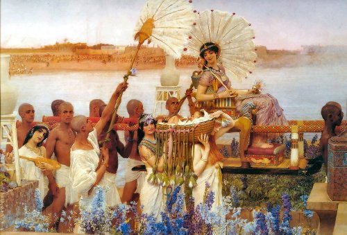 OFA Prints La recherche de Moïse par Alma Tadema giclée d'impression 42 x 29 cm