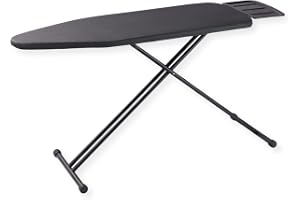 SensaHome Strykbord - Hopfällbart Strykbord med Ångstationhållare - 125x45 cm - Denim