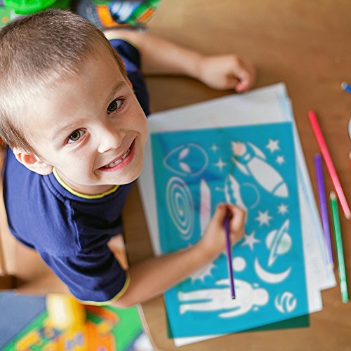 Valisette-de-Pochoirs--Dessin-pour-les-Enfants-par-Creativ-Craft-Jouet-Educatif-et-Activit-Idale-pour-les-Voyages-Eveille-la-Crativit-des-Garons-et-des-Filles-ds-4ans-Mdaille-dor--Loved-By-Parents--en