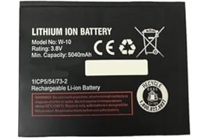 WXKJSHOP Replacement W-10 5040mAh Battery Compatible With Netgear Router NightHawk HotSpot M1 MR1100 Beltron 1ICP5/54/73-2 3.7V